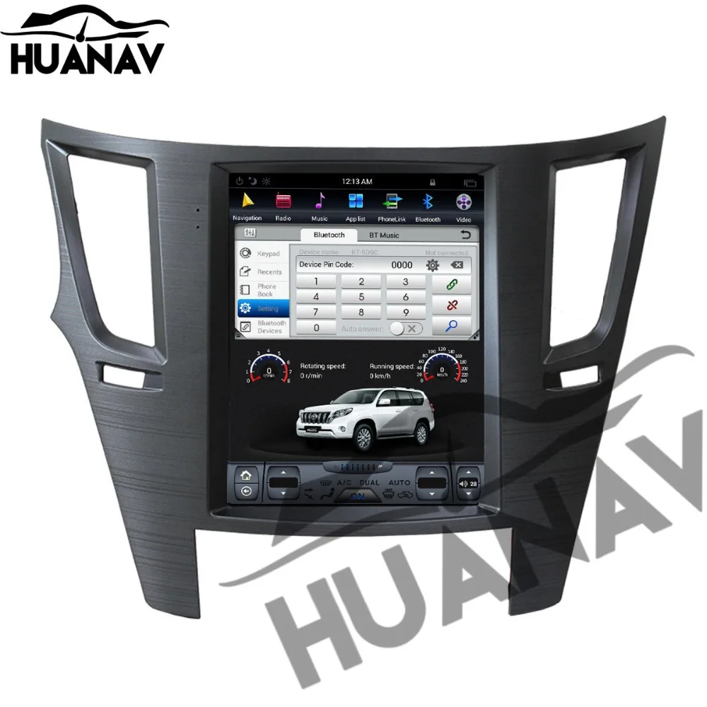 Best Tesla style Car No DVD Player GPS Navigation For Subaru Outback 2009+ head unit 1 din radio Multimidia Android autostereo navi 11