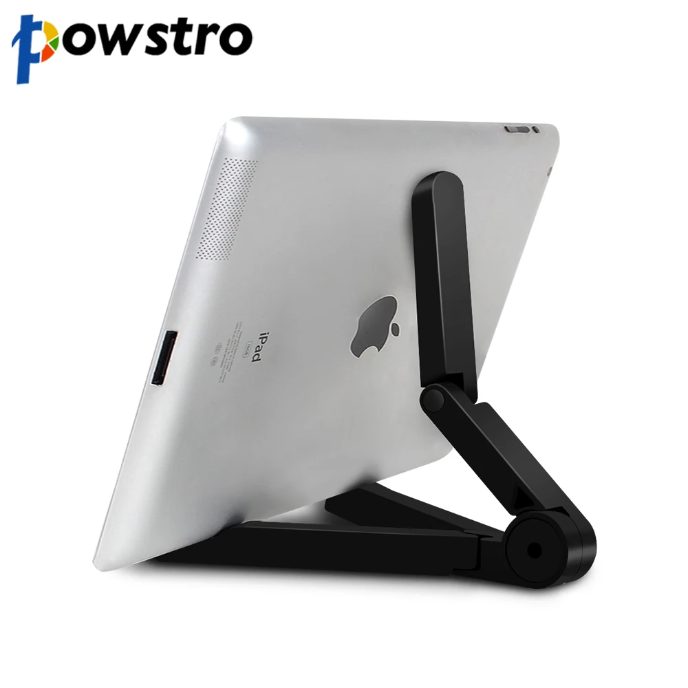 Powstro Phone Bracket Stand Foldable Tablet Easy to Take Holder Lazy