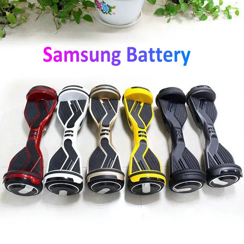 Hot 6 5 inch Electric Self Balancing Scooters Two Wheel Smart Scooters Skateboard Hoverboard Balance Board