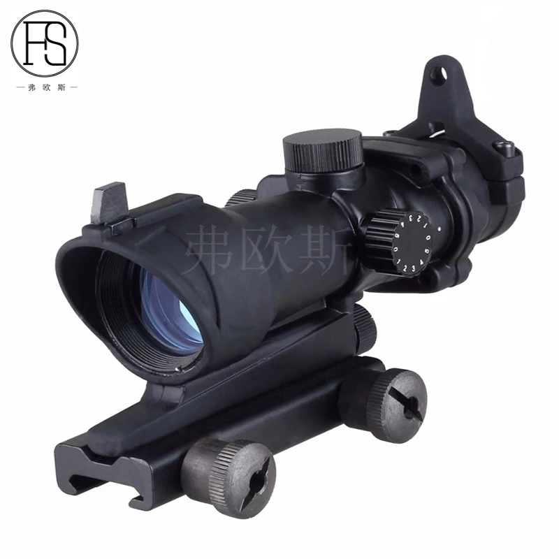 VERY100-Nueva-1x32-Táctico-Iluminación-Rojo-Green-Dot-Sight-Caza-de-Airsoft-Rifle-Scope-Envío-Gratis