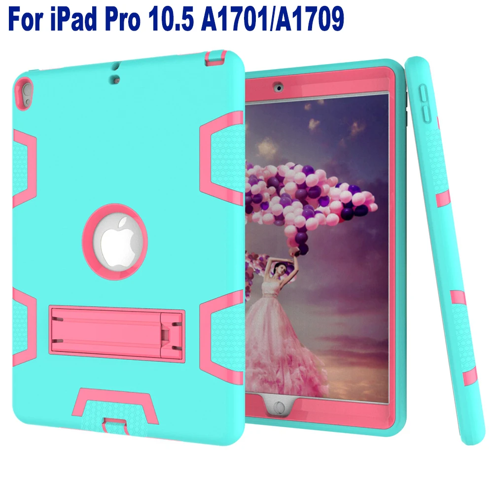 Stand Tpu Case For Ipad Pro 10 5 Cover Heavy Duty Hybrid Silicon Rugged Armor Shockproof Hard Case Cover For Apple Ipad10 5 Inch Tablets E Books Case Computer Office Aliexpress