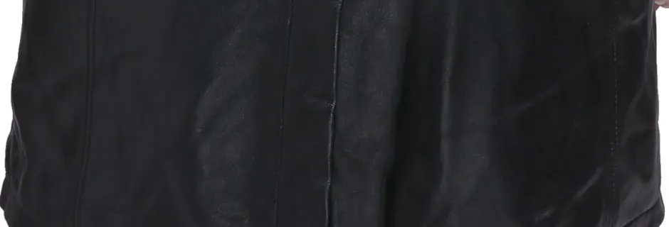 AIBIANOCEL Весенняя мужская куртка из натуральной кожи для мужчин Jaqueta De Couro Masculina, модная черная Мужская куртка из овчины размера плюс 94