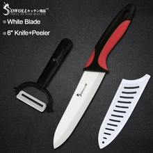 

Sowoll Kitchen Chef Knife 6 inch Ceramic Thin Sharp Blade Comfortable Handle Chef Knife Meat Fish Fruit Vegetables Cooking Tools