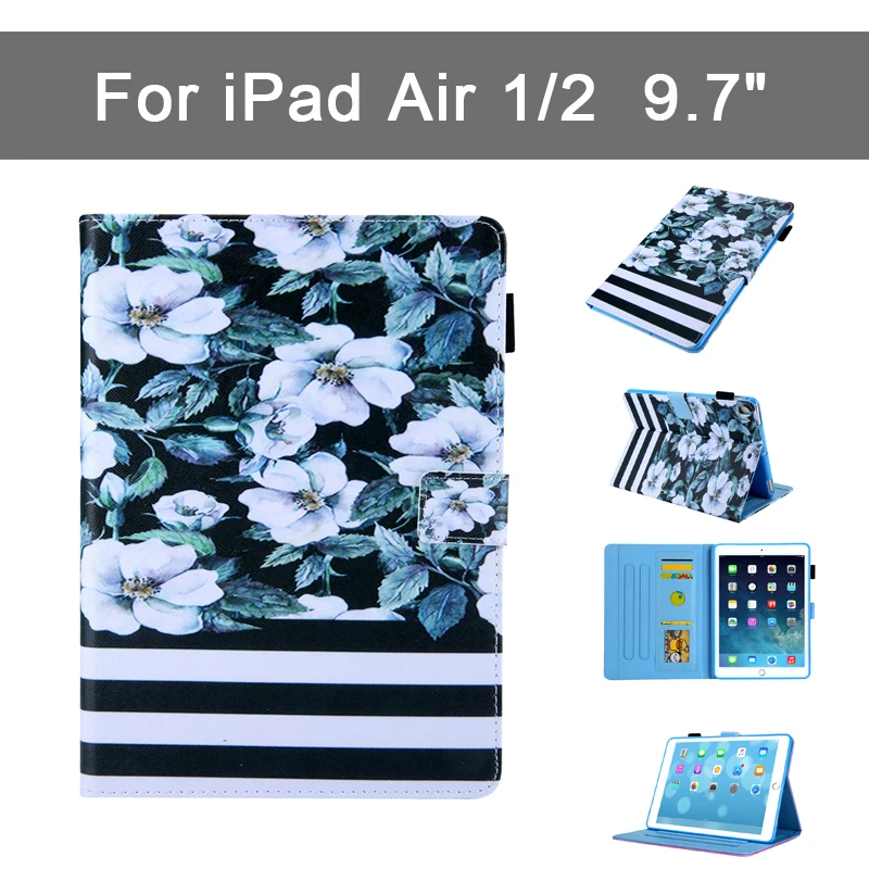 Чехол из искусственной кожи для ipad air 1 a1474 9 7 &quotс мультяшным рисунком умный чехол