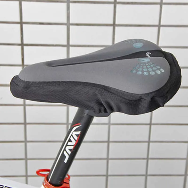 

Thicken Silicon Bicycle Saddle Cover Men Women MTB Road Bike Cycling Soft Pad Cushion Mountain Bike 3D Gel Front Seat Cover