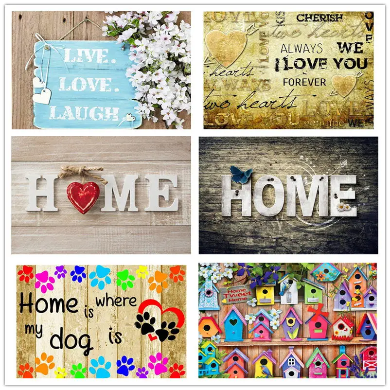 

5D DIY Diamond Embroidery Flower Text Love Desktop Blue Diamond Painting Completely Cross Stitch Square/round Mosaic Decoration