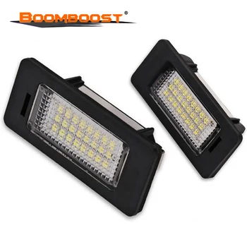 

SMD 3528 For AUDI A4 S4 A5 S5 Q5 TT TT-RS License Plate Lights 6000K 24Leds For VW PASSAT 5D R36 2PCS