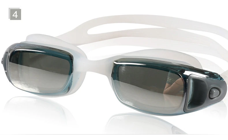 Высококачественные Профессиональные плавающие гоночные очки, очки, противотуманные, водонепроницаемые, с защитой от УФ-излучения, HD линзы, плавательные очки, очки - Цвет: Прозрачный