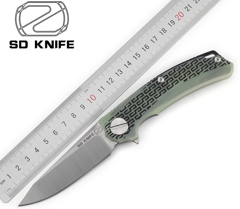 Складной нож STEDEMON BG01 12C27 лезвие KVT шарикоподшипник G10 Ручка походные охотничьи