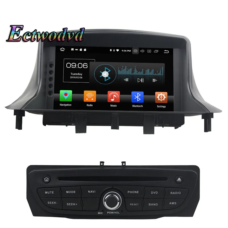 Perfect Ectwodvd Octa Core 4G Android 8.0/Quad Core Android 8.1 Car Multimedia DVD Player For Renault Megane III Fluence 2009-2016 12