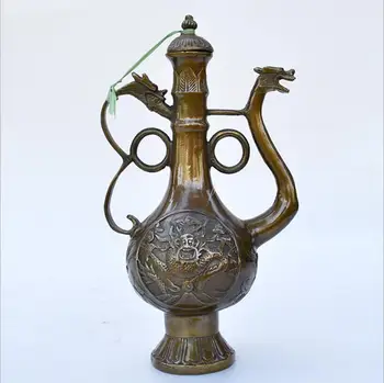 

SCY 1017+++Bronze metal crafts, high-grade copper pot ornaments