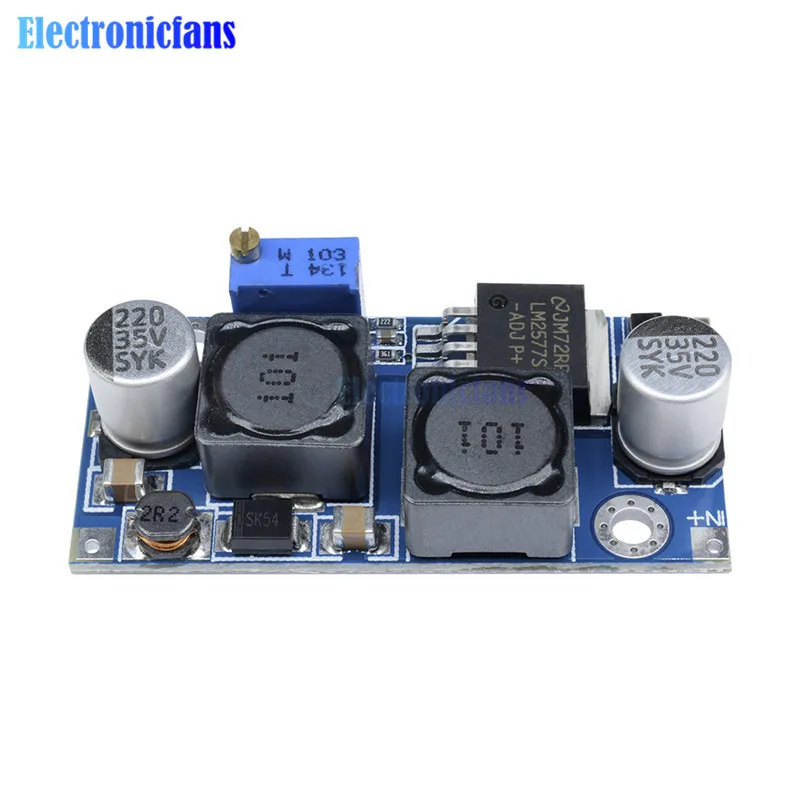 

DC DC Auto Step Up Step Down Boost Buck Voltage Converter Module LM2577 3-35V To 1.25-30V Solar Voltage Power Supply For Arduino