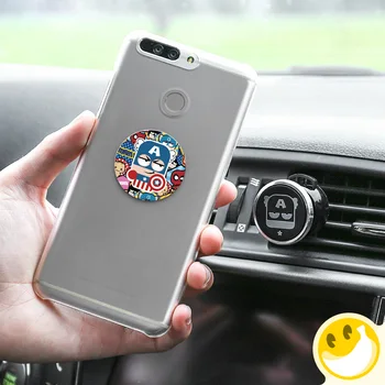 

Marvel Style Cartoon Universal Car Holder Magnet Holder Stand for iPhone 6 7 Samsung 360 Degree Mount Holder GPS Magnetic Mobile