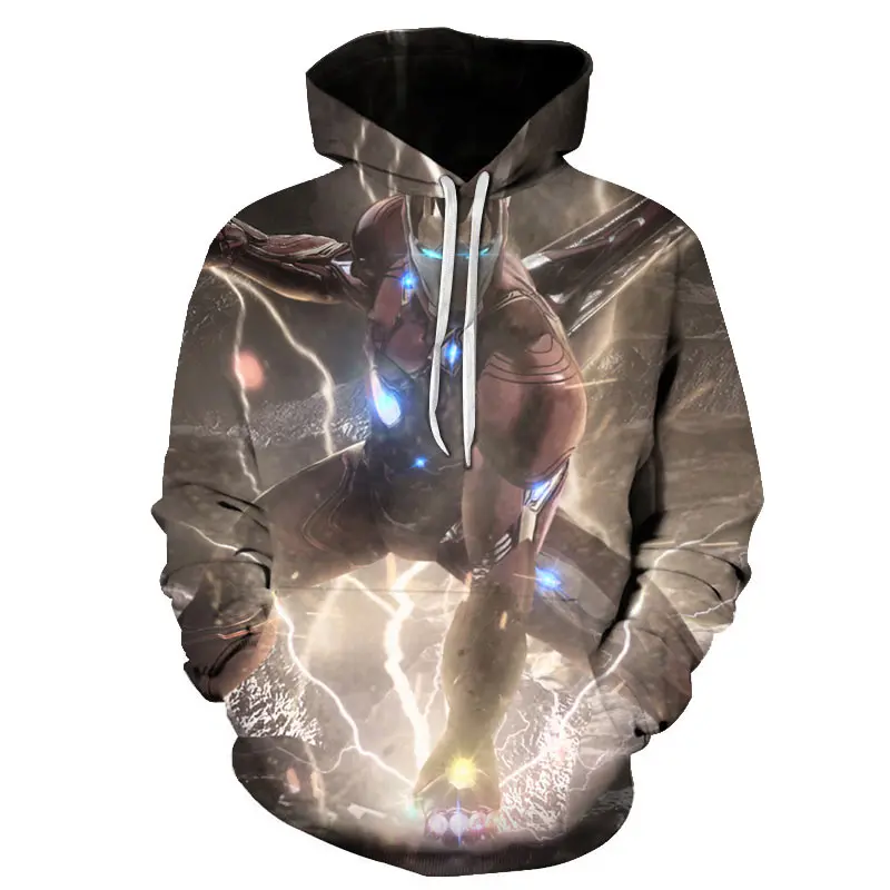 

BIAOLUN Avengers Alliance 3 Hoodies iron man movie infinite war Hoodies & Sweatshirts Cosplay Hoodie Male Streetwear Sweatshirt