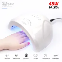 48 W Сушилка для ногтей Светодиодный УФ-лампы Micro гель Лаки отверждения машина для дома Применение Nail Art Инструменты ногтей для ногтей сушилка