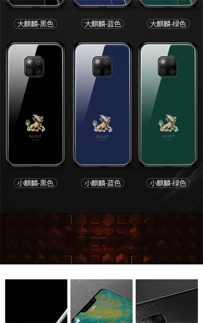 Tempered Glass Phone Case For Huawei Mate 20 (9)
