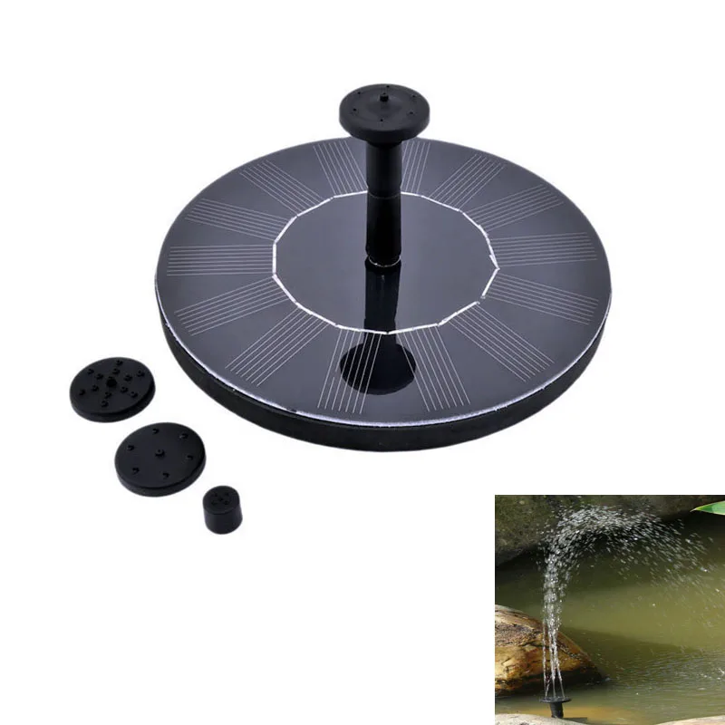 

New Energy 7V Floating Water Pump Solar Panel Garden Plants Watering Power Fountain Pool XH8Z