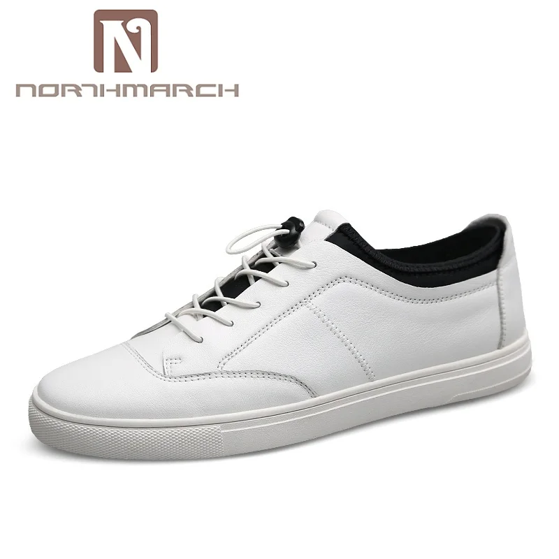 

NORTHMARCH Brand Genuine Leather Men Casual Shoes Fashion Style Leather Men Shoes Designer Casual Shoes For Sneakers Men Summer