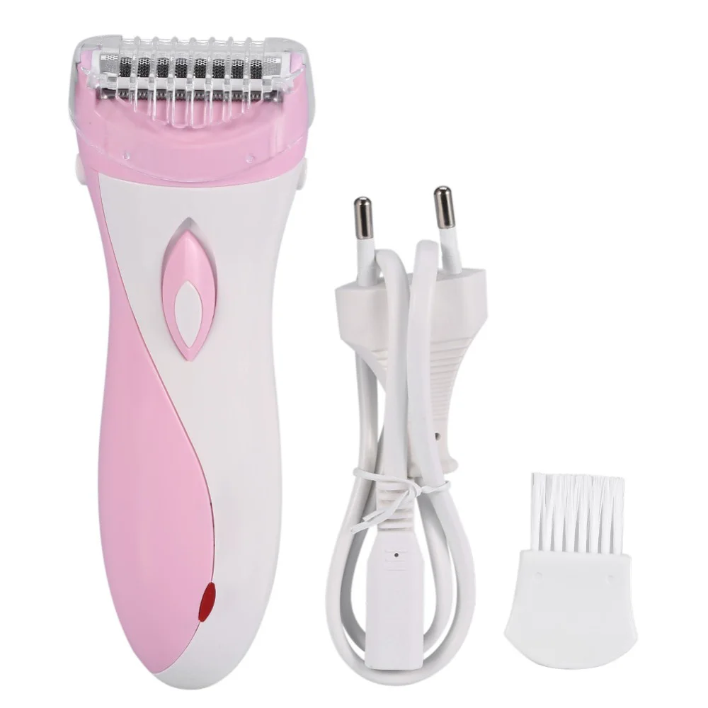 

110-240V Womens Electric Lady Shaver Razor Epilator Arm Leg Armpit Body Hair Remover Trimmer Rechargable for Face Body