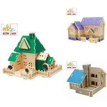 kids toys wooden house puzzles, house scale models, Model Building Kits puzzles Free shipping price of the factory kids toys wooden house puzzles, house scale models, Model Building Kits puzzles Free shipping price of the factory