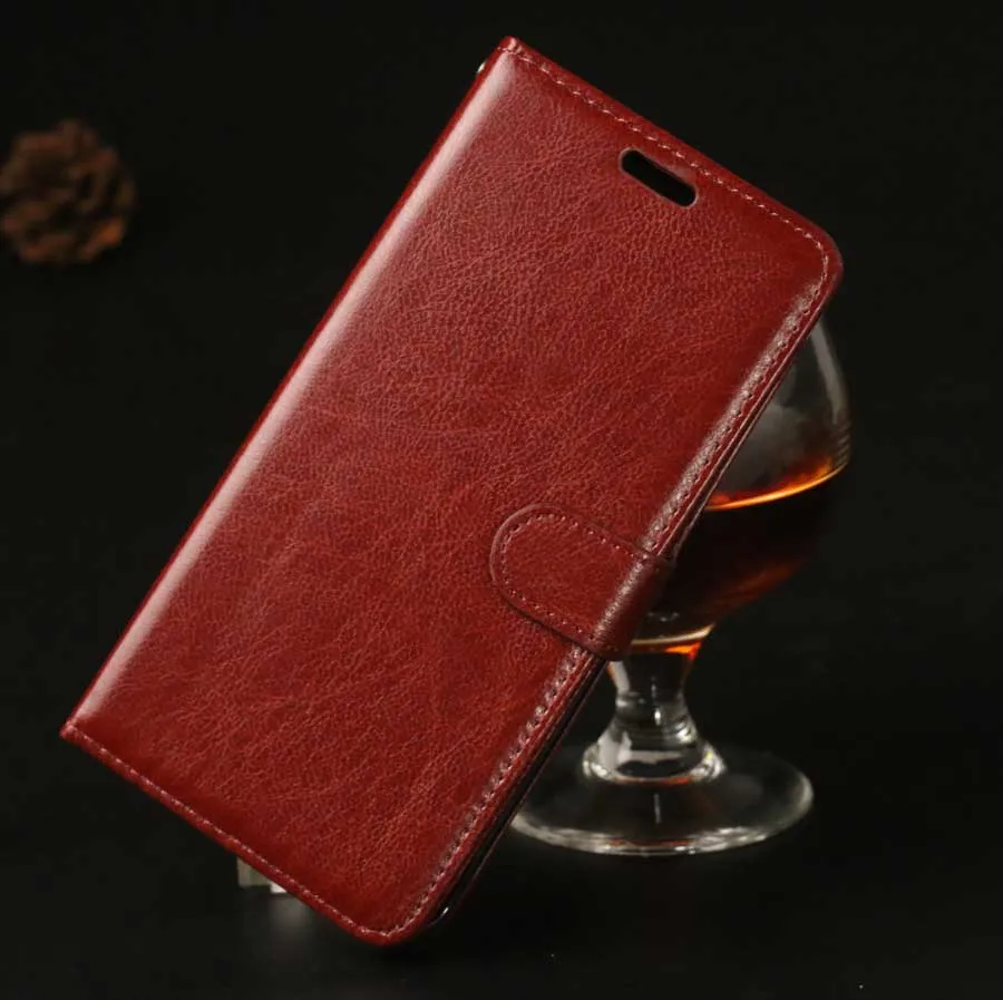 

Luxury PU Leather Case For Lenovo K5 Case Wallet Stand Flip Case Cover For Lenovo K5 Plus Phone Case with Card Holder Bag Fundas