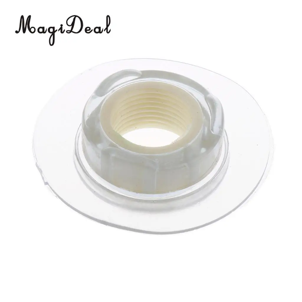 MagiDeal Durable Plastic Air Valve Base Pedestal Screw Type 22mm for Fishing Inflatable Kayak Canoe Boat Dinghy Acce Black/White