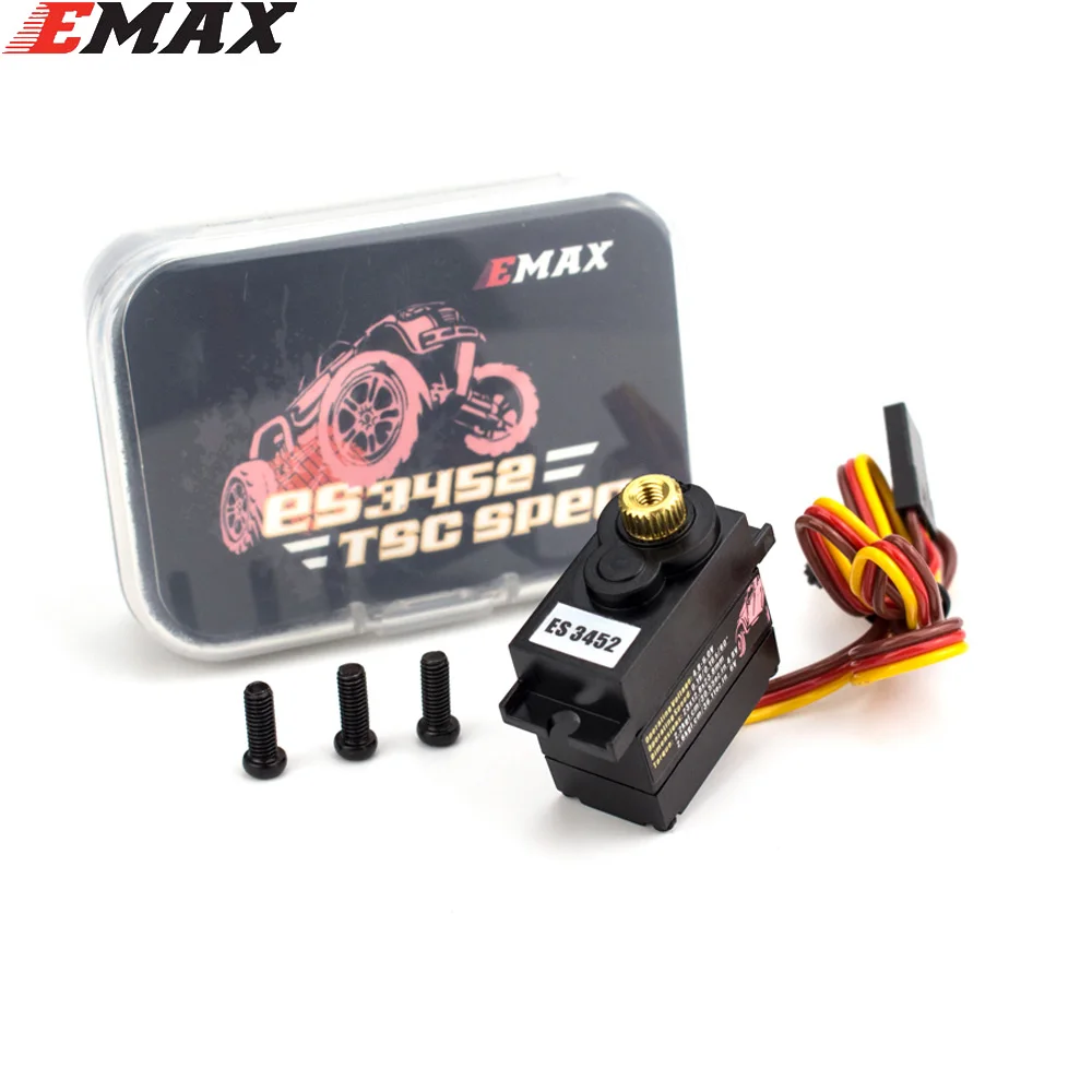 

Emax ES3452 Climbing Car TRX4 Shift Lock Differential Digital Metal Gear Small Waterproof Steering Gear for RC Climbing Car