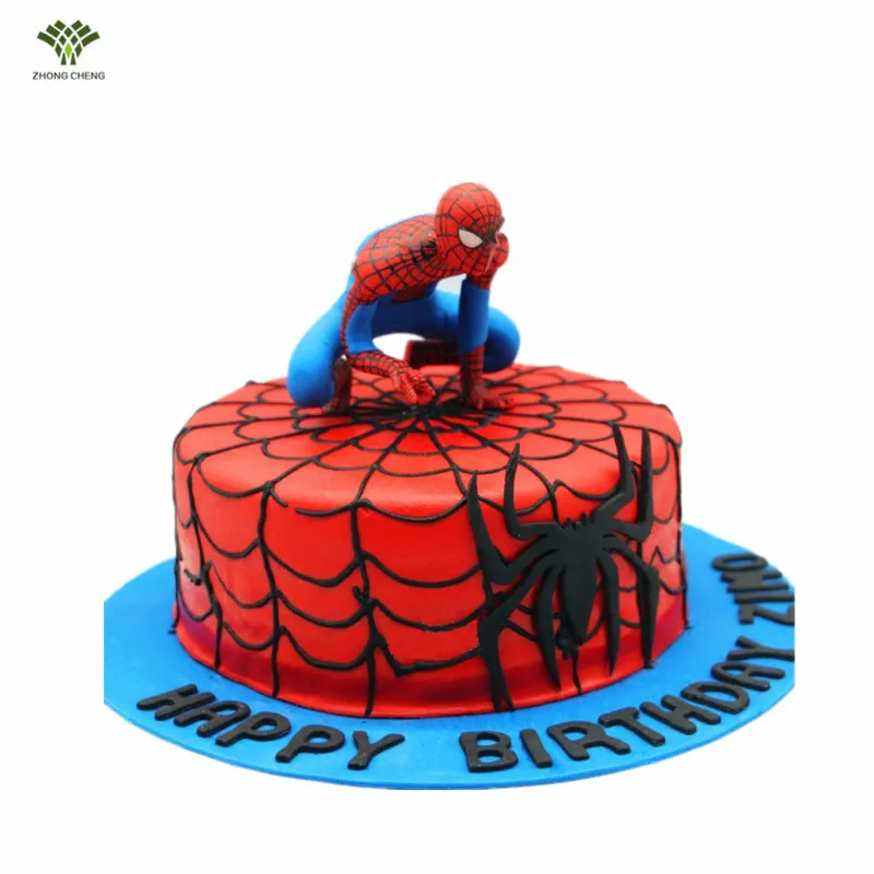 7 Unids Anime Cartoon Spider Man Spiderman Accion Pvc Figure - torta de roblox para ninos