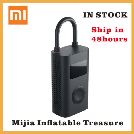 

Xiaomi Electric Air Pump Mijia Rechargeable inflator 150PSI Smart Digital Tire Pressure Detection for Football Car Bike Pump