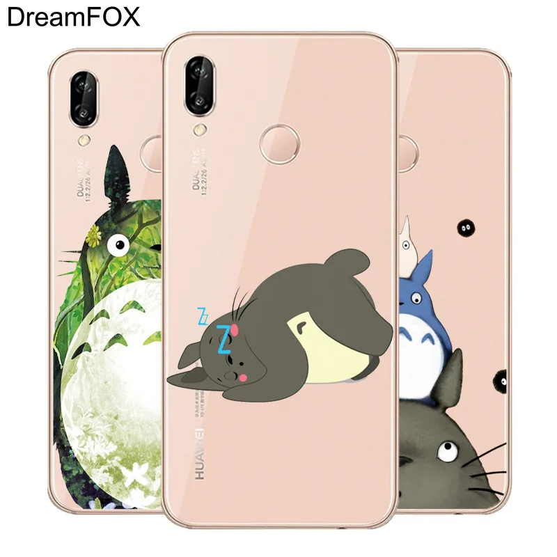 

DREAMFOX L092 Studio Ghibli Spirited Soft TPU Silicone Case Cover For Huawei Honor 6A 6C 7X 9 10 P20 Lite Pro P Smart 2019