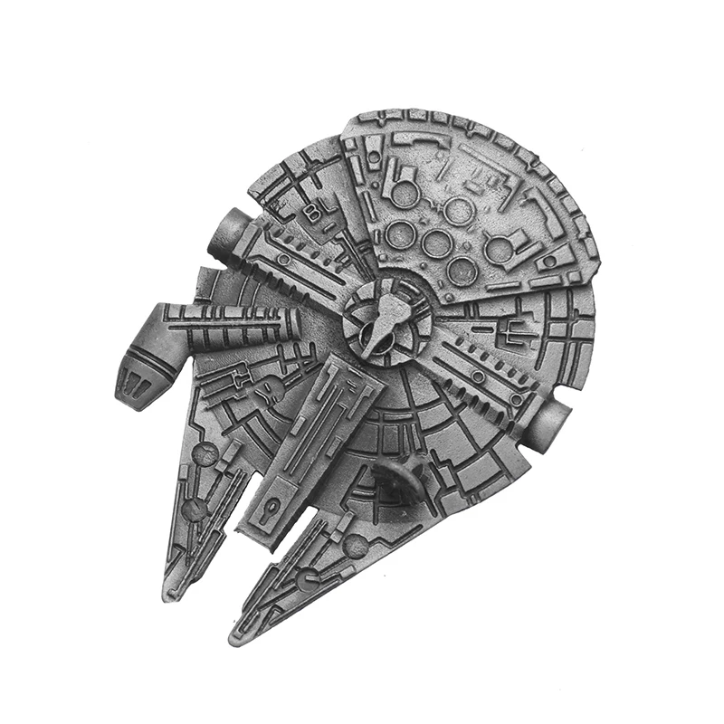 Звездные войны, броши на булавке, Millenium Falcon, космический корабль, форма, броши, Значки для женщин и мужчин, модные, космические, на лацкане, ювелирное изделие