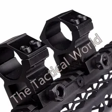 2шт 25,4 мм " 1 дюймов средний профиль труба трубчатые Кольца 20 мм Пикатинни Вивер крепление для охоты прицел фонарик