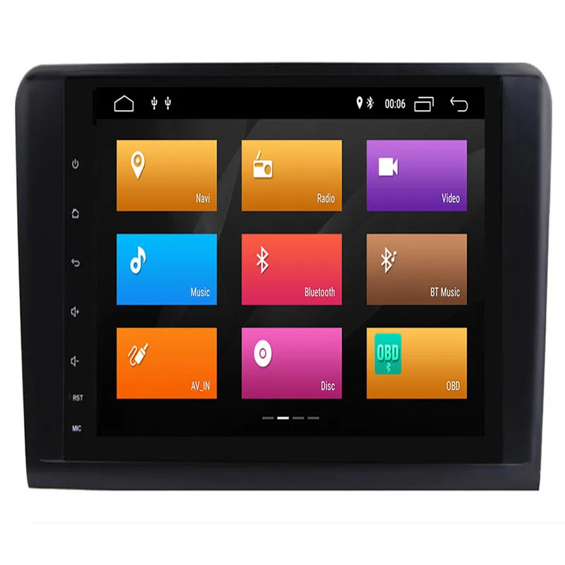 Octa Core 9''Car Android 9.0 Car DVD GPS Player For Mercedes Benz ML W164 W300 ML350 ML450 ML500 GL