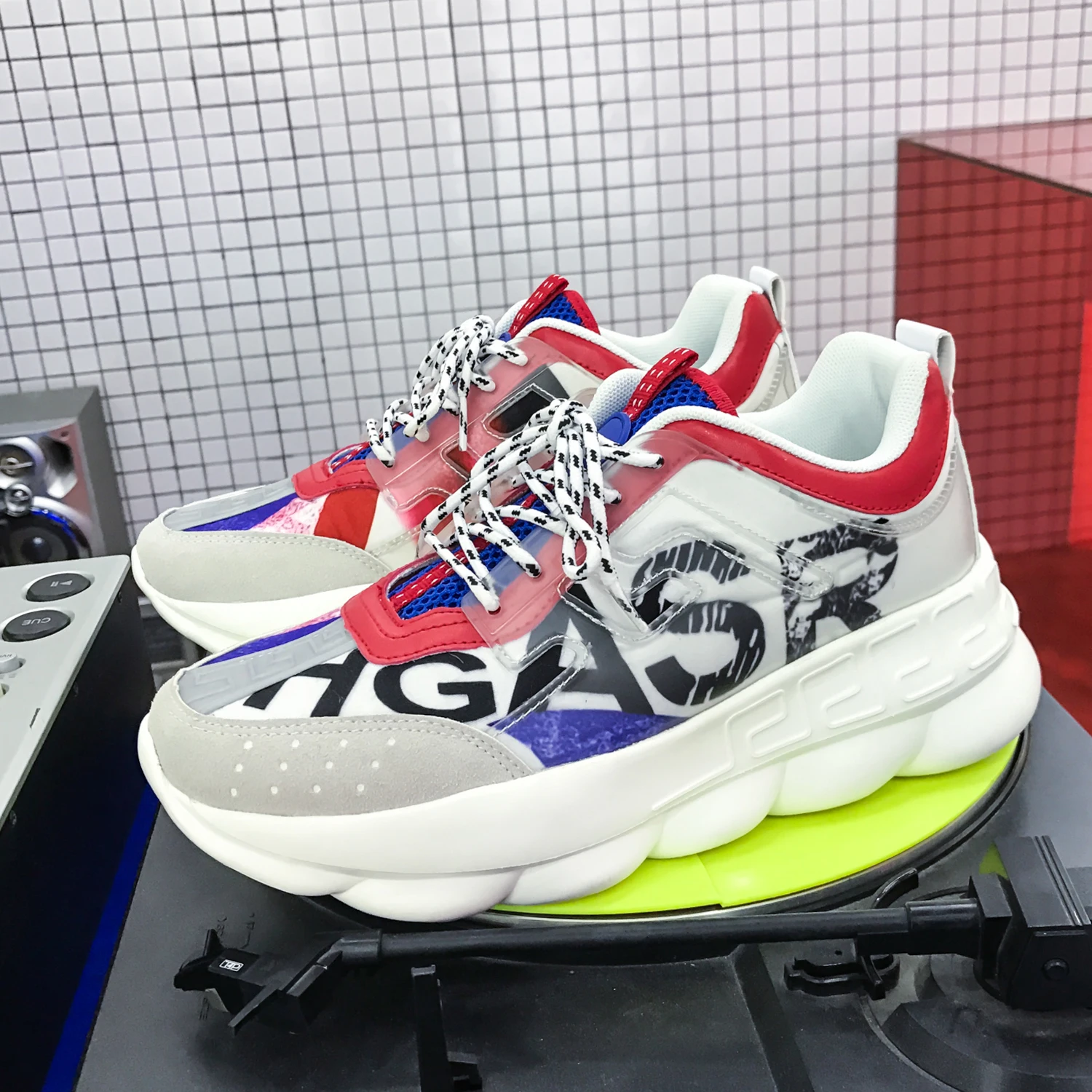 Спортивная обувь для мужчин мужские кроссовки с толстой подошвой прогулок Zapatillas