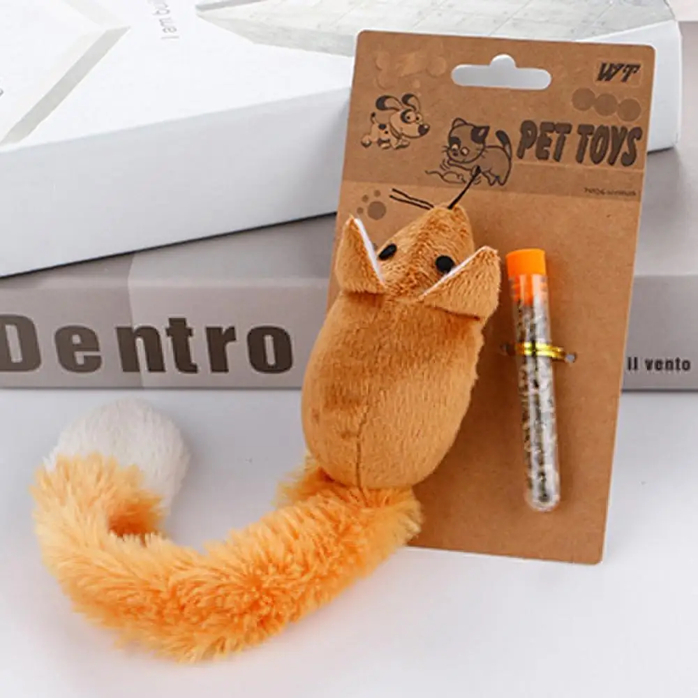 

1 Pcs Cat Toy Long Tail Mouse Teaster Funny Pet Cat Toys Mouse Training Funny Playing Toys Interactive