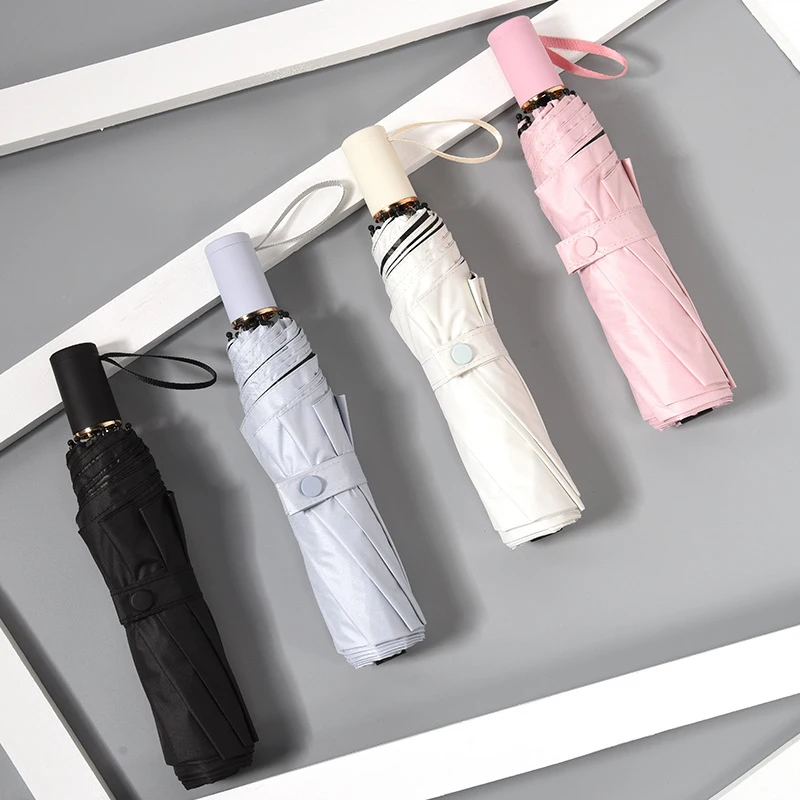 PipiFren Small Rain Sun Clear Umbrellas Women Parasol Ladies Uv Clear Umbrella For kids Folding