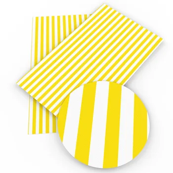 

David accessories 30*140cm Stripe Faux Synthetic Leather For Hair Bow Bags DIY Sewing Accessories,1Yc4401