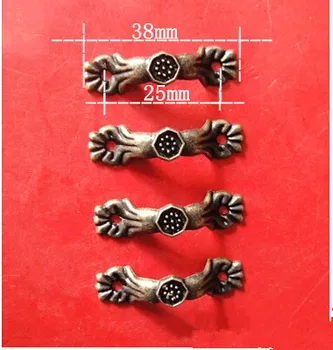 

36mm Antique furniture accessories drawer handle small wooden jewelry box gift small zinc alloy door handles wholesale
