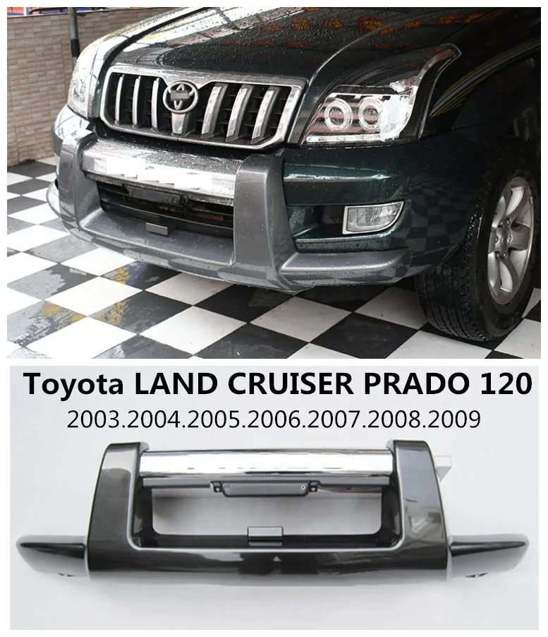 

Auto Front BUMPER GUARD High Quality BUMPER Plate For Toyota LAND CRUISER PRADO FJ120 2003.2004.2005.2006.2007.2008.2009