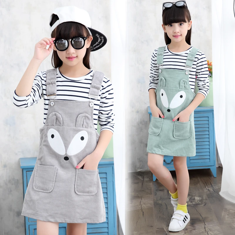 baby suspender dress