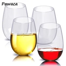 Прозрачный Супер тонкий бокал для вина, коктейльное шампанское, Тритан, красное вино, чашка для еды, пластиковая чашка для красного вина, набор