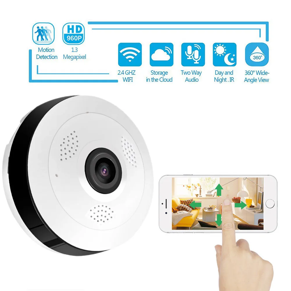 360 градусов панорамная широкоугольная Мини Cctv камера V380 Смарт ip-камера Беспроводная Рыбий глаз объектив 1080P безопасности дома Wifi IP камера 360 градусов панорамная широкоугольная Мини Cctv камера V380 Смарт ip-камера Беспроводная Рыбий глаз объектив 1080P безопасности дома Wifi IP камера