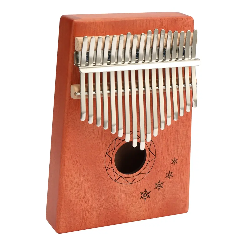 

17 Keys Kalimba African Solid Mahogany Thumb Finger Piano Wood Kalimba Portable Musical Instrument