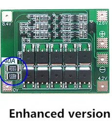 4S 40A 18650 литий-ионная батарея зарядное устройство Защитная плата PCB BMS w/балансир для сверлильного двигателя 14,8 в 16,8 в Lipo ячеечный модуль - Цвет: Enhanced version