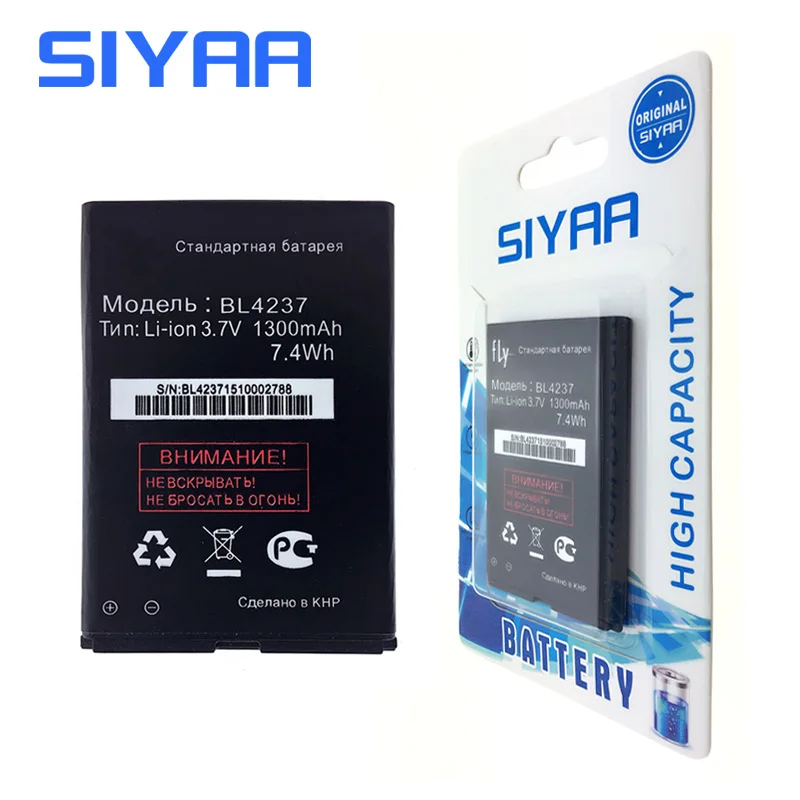 SIYAA BL4237 BL 4237 оригинальный мобильный телефон батарея для Fly IQ430 IQ246 IQ245 реальная