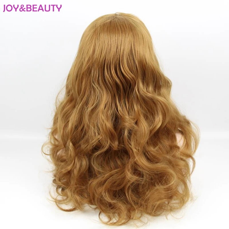 JOY& BEAUTY волосы 3/4 длинные волнистые парик синтетические волосы парик высокая температура волокна 3/4 Половина Парики 24 дюймов 5 цветов
