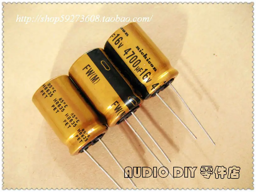 30PCS Nichicon FW Series Electrolytic Capacitor for 4700uF/16V Audio free shipping