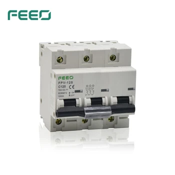 

FEEO 3P 125A DC 750V Circuit breaker FOR PV System C curve MCB CE Certificate