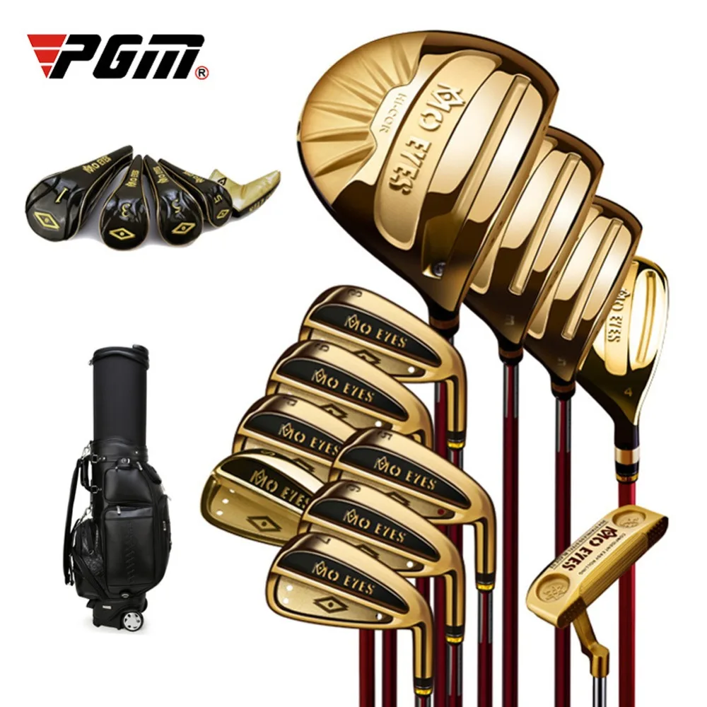 

Mo Eyes 12Pcs/ Set Complete Titanium Alloy Golf Clubs Putter Set with Bag