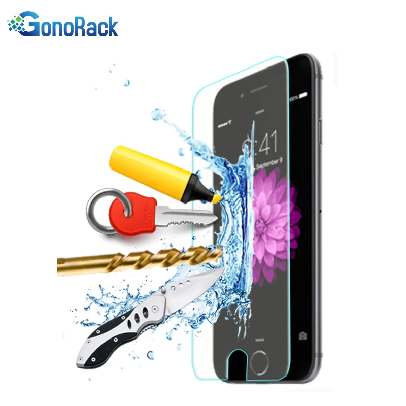 Защитное стекло GonoRack закаленное 0 33 мм для iPhone 8 5 7 Plus 9H 2.5D 6 6s SE 4 X | Мобильные